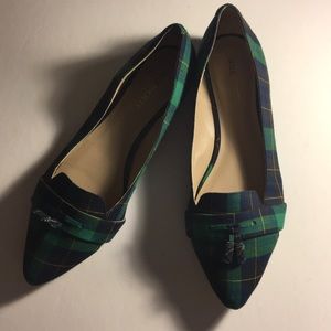 Sole Society Tartan Plaid Flats